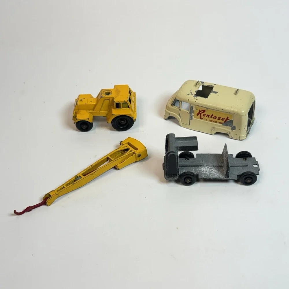 Vintage Matchbox Lesney 60's Utility Vehicles Lot of 8 Made In England - As Is